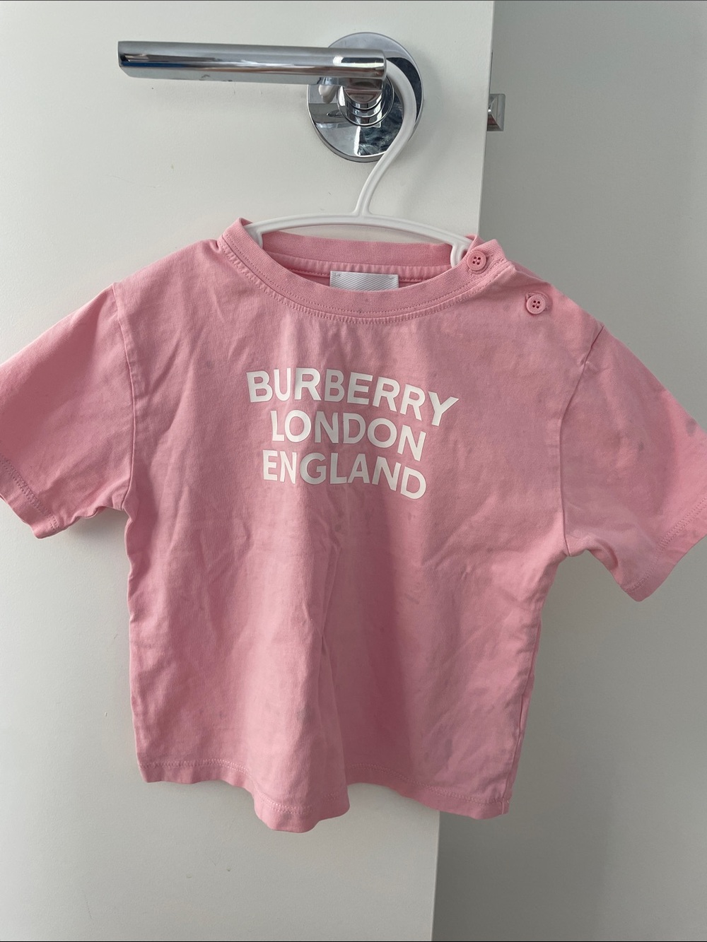 Burberry Toddler Pink Tee 2T